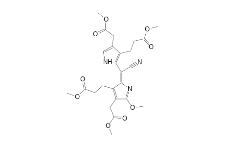 3-(2-{CYANO-[5-METHOXY-3-(2-METHOXYCARBONYLETHYL)-4-METHOXYCARBONYLMETHYLPYRROL-2-YLIDENE]METHYL}-4-METHOXYCARBONYLMETHYL-1H-PYRROL