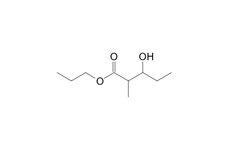 3-Hydroxy-2-methyl-valeric acid propyl ester