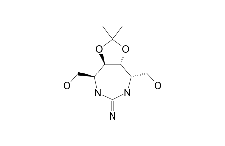 (4S,5R,6R,7S)-5,6-DIHYDROXY-4,7-DIHYDROXYMETHYL-5,6-O-METHYLETHYLIDENE-2-IMINO-1,3-DIAZEPANE