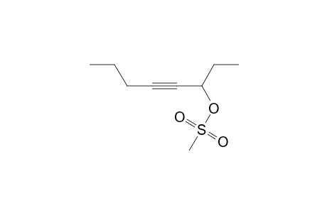 oct-4-yn-3-yl methanesulfonate