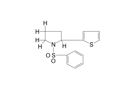 1-(phenylsulfonyl)-2-(2-thienyl)pyrrolidine