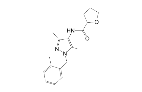 N-[3,5-dimethyl-1-(2-methylbenzyl)-1H-pyrazol-4-yl]tetrahydro-2-furancarboxamide