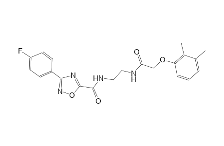 1,2,4-oxadiazole-5-carboxamide, N-[2-[[2-(2,3-dimethylphenoxy)acetyl]amino]ethyl]-3-(4-fluorophenyl)-