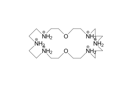 1,4,7,13,17,21-Hexaaza-10,24-dioxa-cyclohexacosane hexacation