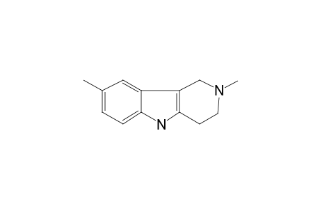 1H-Pyrido(4,3-b)indole, 2,3,4,5-tetrahydro-2,8-dimethyl-