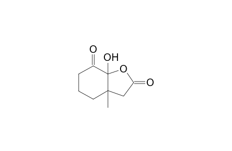 7a-Hydrox-3a-methyl-2,7-dioxo-perhydrobenzofuran