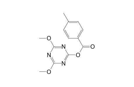 2-(4-Methylbenzoyloxy)-4,6-dimethoxy-1,3,5-triazine