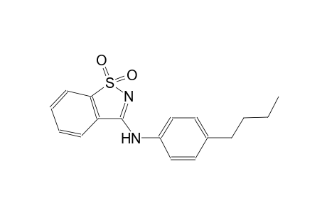 1,2-benzisothiazol-3-amine, N-(4-butylphenyl)-, 1,1-dioxide