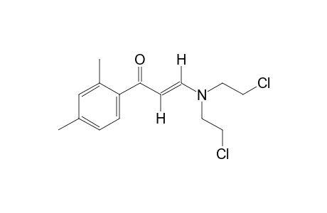 trans-3-[bis(2-chloroethyl)amino]-2',4'-dimethylacrylophenone
