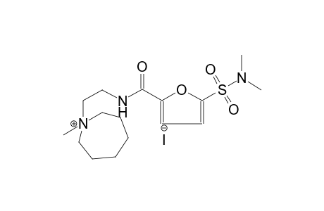 1H-azepinium, 1-[2-[[[5-[(dimethylamino)sulfonyl]-2-furanyl]carbonyl]amino]ethyl]hexahydro-1-methyl-, iodide