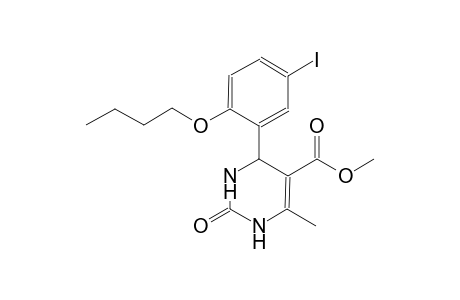 methyl 4-(2-butoxy-5-iodophenyl)-6-methyl-2-oxo-1,2,3,4-tetrahydro-5-pyrimidinecarboxylate