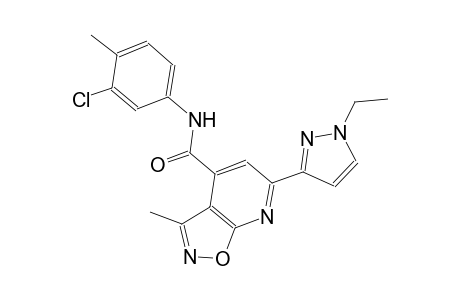 isoxazolo[5,4-b]pyridine-4-carboxamide, N-(3-chloro-4-methylphenyl)-6-(1-ethyl-1H-pyrazol-3-yl)-3-methyl-