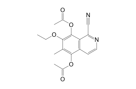 (8-acetoxy-1-cyano-7-ethoxy-6-methyl-5-isoquinolyl) acetate