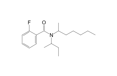 Benzamide, 2-fluoro-N-(2-butyl)-N-(hept-2-yl)-