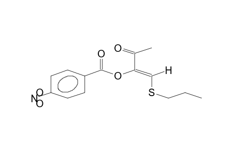 3-BUTEN-2-ONE, 3-[(4-NITROBENZOYL)OXY]-4-(PROPYLTHIO)-