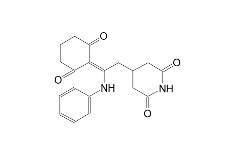 4-[2-Anilino-2-(2,6-dioxocyclohexylidene)ethyl]-2,6-piperidinedione