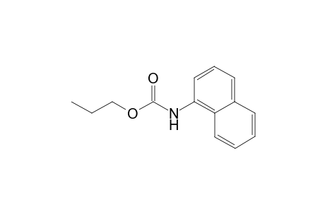 1-naphthalenecarbamic acid, propyl ester