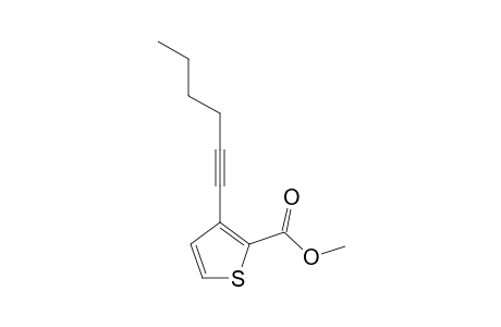 Methyl 3-(Hex-1-yn-1-yl)thiophene-2-carboxylate