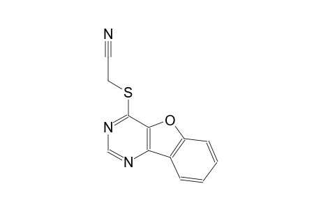 ([1]benzofuro[3,2-d]pyrimidin-4-ylsulfanyl)acetonitrile