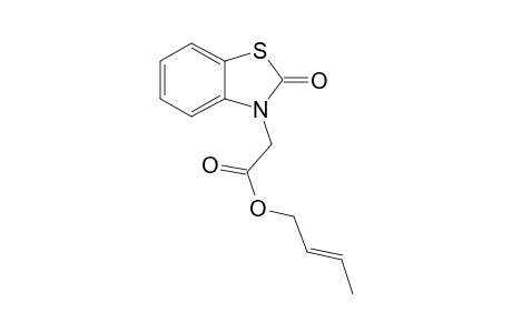 2-Butenyl (2-oxo-1,3-benzothiazol-3(2H)-yl)acetate