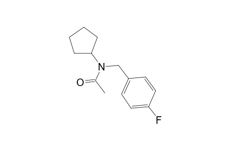 N-Cyclopentyl-N-(4-fluorobenzyl)amine, N-acetyl-