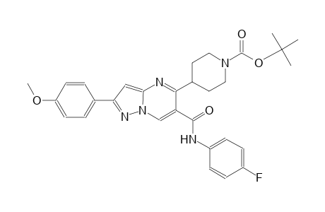 1-piperidinecarboxylic acid, 4-[6-[[(4-fluorophenyl)amino]carbonyl]-2-(4-methoxyphenyl)pyrazolo[1,5-a]pyrimidin-5-yl]-,