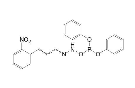 o-nitrocinnamaldehyde, [(diphenoxyphosphino)oxy]hydrazone