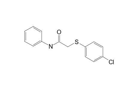 2-[(4-Chlorophenyl)sulfanyl]-N-phenylacetamide