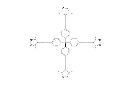 TETRAKIS-[4-(3',5'-DIMETHYL-1',2'-ISOXAZOLYL-4'-YL-ETHYNYL)-PHENYL]-METHANE