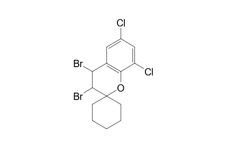 3,4-dibromo-6,8-dichlorospiro[chroman-2,1'-cyclohexane]