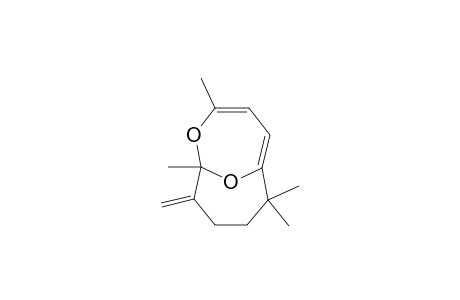 2,11-Dioxabicyclo[4.4.1]undeca-3,5-diene, 1,3,7,7-tetramethyl-10-methylene-