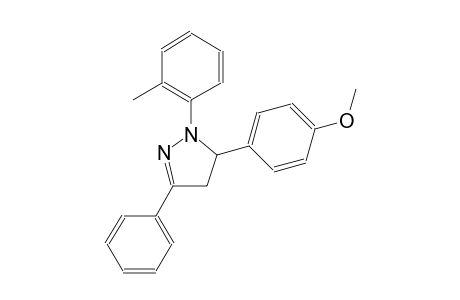 5-(4-methoxyphenyl)-1-(2-methylphenyl)-3-phenyl-4,5-dihydro-1H-pyrazole