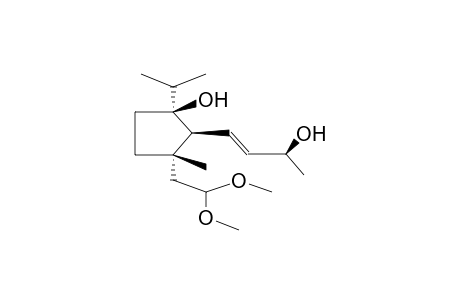 (1R,2R,3R)-3-METHYL-1-ISOPROPYL-2-(3BETA-HYDROXYBUT-1E-ENYL)-3-(2-DIMETHOXYETHYL)-1-CYCLOPENTANOL