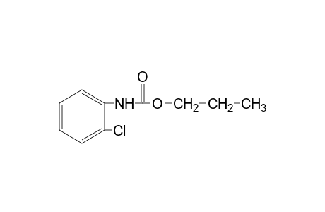 o-chlorocarbanilic acid, propyl ester