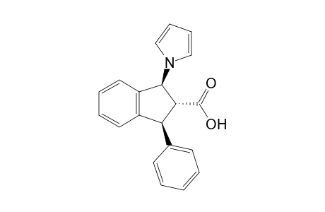 Trans,trans-1-phenyl-3-pyrrol-1-ylindan-2-carboxylic acid