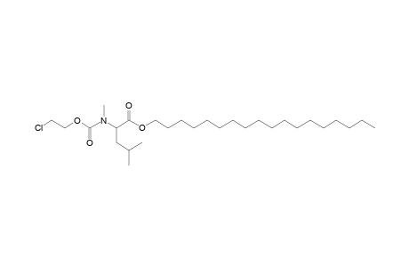 L-Leucine, N-(2-chloroethoxycarbonyl)-N-methyl-, octadecyl ester