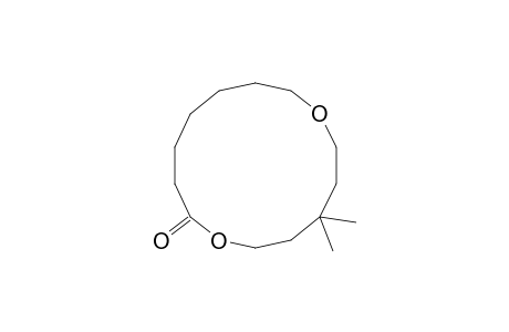 4,4-Dimethyl-1,7-dioxacyclotetradecan-8-one