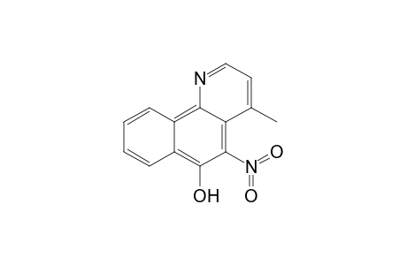 Benzo[h]quinolin-6-ol, 4-methyl-5-nitro-