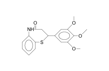 2-(3,4,5-Trimethoxyphenyl)-2,3,4,5-tetrahydro-1,5-benzothiazepin-4-on