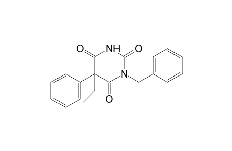 1-benzyl-5-ethyl-5-phenylbarbituric acid