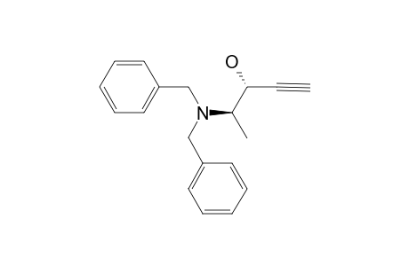 (3R,4S)-4-(DIBENZYLAMINO)-PENT-1-YN-3-OL