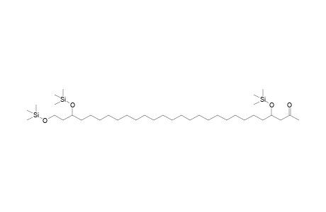 1,3,25-Tristrimethylsilyloxy-27-keto-octacosane