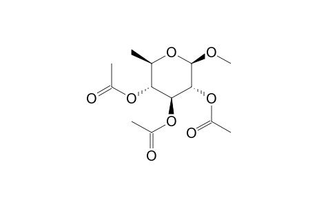 methyl 6-deoxy-beta-D-glucopyranoside, triacetate