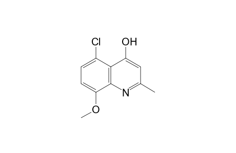 5-Chloro-8-methoxy-2-methylquinolin-4-ol