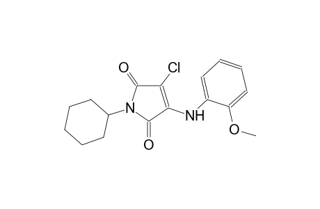 1H-pyrrole-2,5-dione, 3-chloro-1-cyclohexyl-4-[(2-methoxyphenyl)amino]-