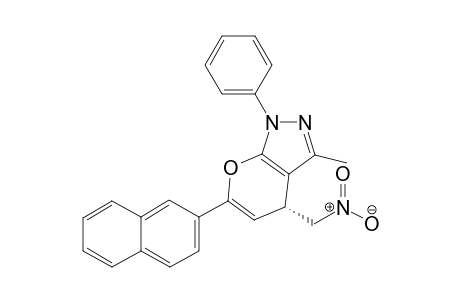 (R)-3-Methyl-6-(naphthalen-2-yl)-4-(nitromethyl)-1-phenyl-1,3a,4,7a-tetrahydropyrano[2,3-c]pyrazole