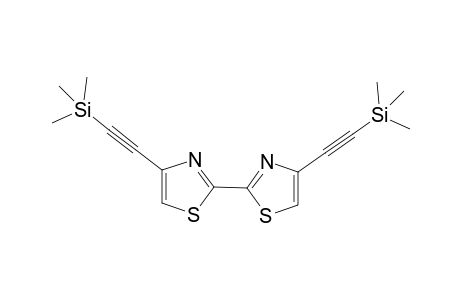 Trimethyl-[2-[2-[4-(2-trimethylsilylethynyl)-1,3-thiazol-2-yl]-1,3-thiazol-4-yl]ethynyl]silane