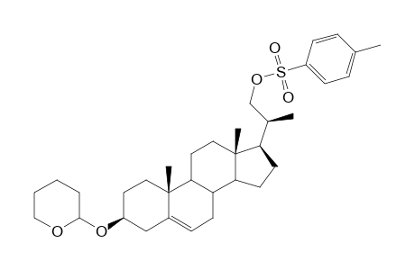 Pregn-5-ene-20-methanol, 3-[(tetrahydro-2H-pyran-2-yl)oxy]-, 4-methylbenzenesulfonate, (3.beta.,20S)-