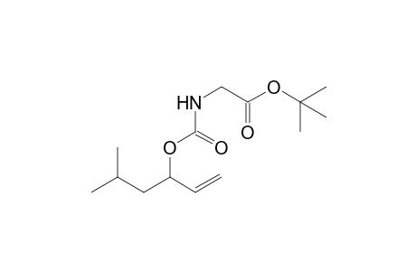 tert-butyl 2-[(3-methyl-1-vinyl-butoxy)carbonylamino]acetate