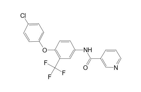 N-[4-(4-chlorophenoxy)-3-(trifluoromethyl)phenyl]nicotinamide